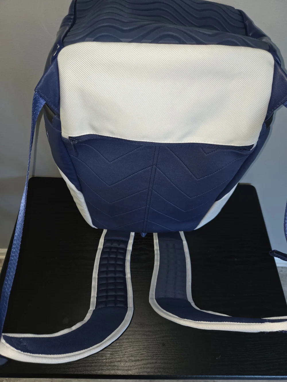 Jordan Retro 11 shoe backpack white and blue 22